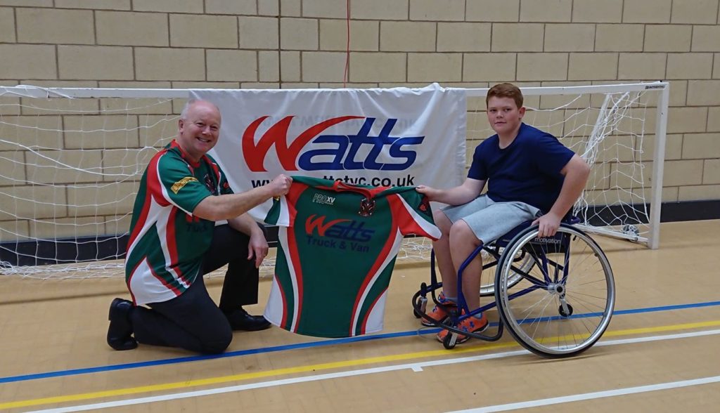 Simon at the South Wales Wheelchair Sports